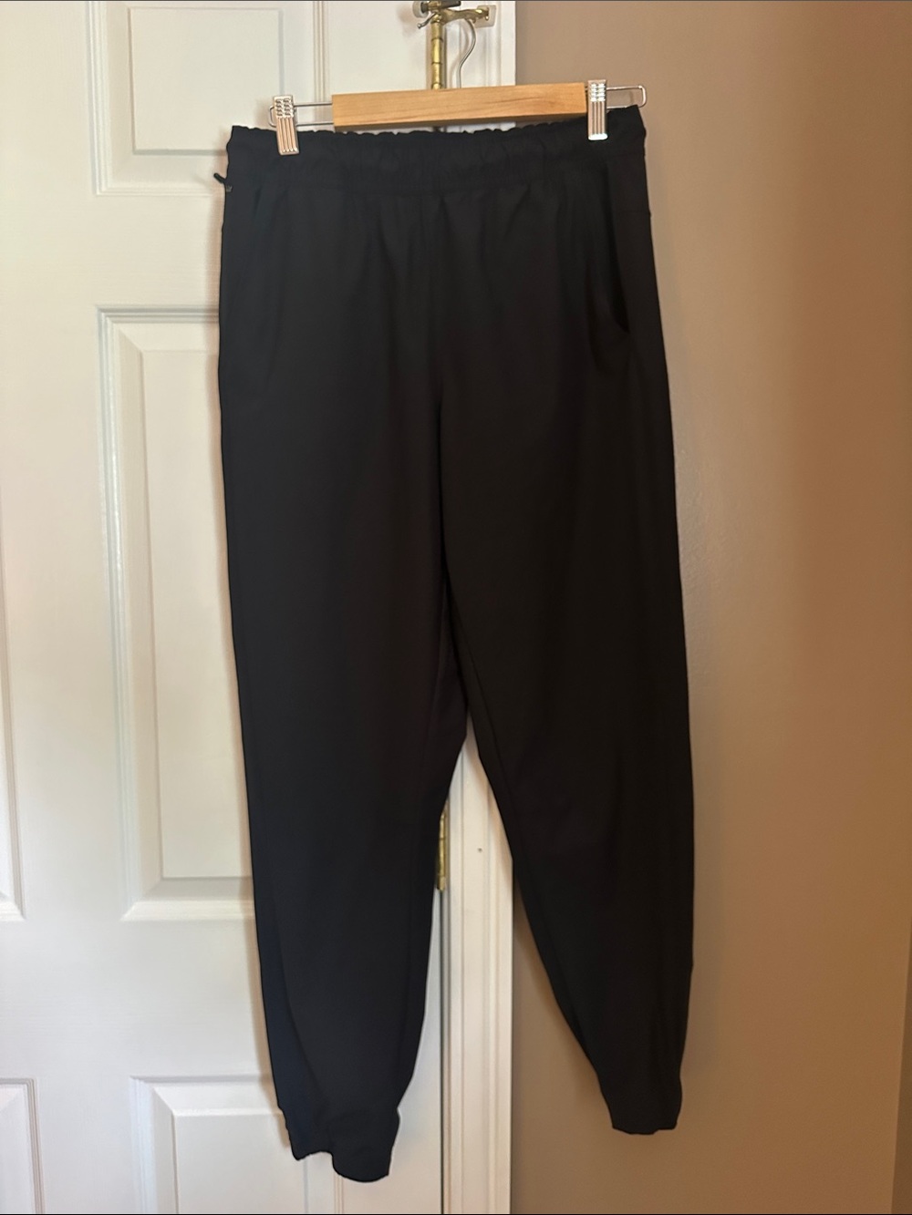 Motion- Men's Black Elastic Waist Casual Pants